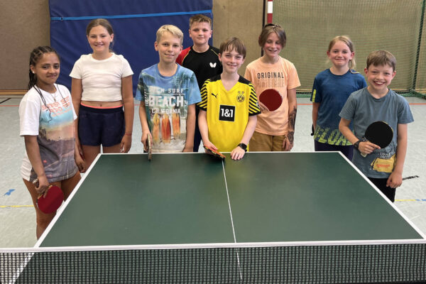 Vereinsmeisterschaften unserer Jugend 13 der Tischtennisabteilung des TuS Xanten